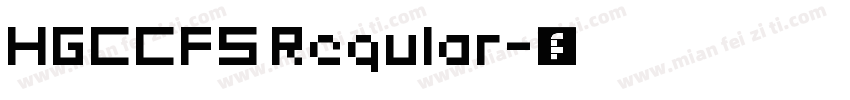 HGCCFS Regular字体转换